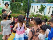Một số hình ảnh hoạt động ngoài trời của trẻ