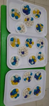 thành phẩm cuối cùng - Bánh trôi ngũ sắc