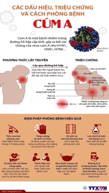 NHỮNG ĐIỀU CẦN BIẾT VỀ DỊCH BỆNH CÚM A VÀ CÁCH PHÒNG TRÁNH