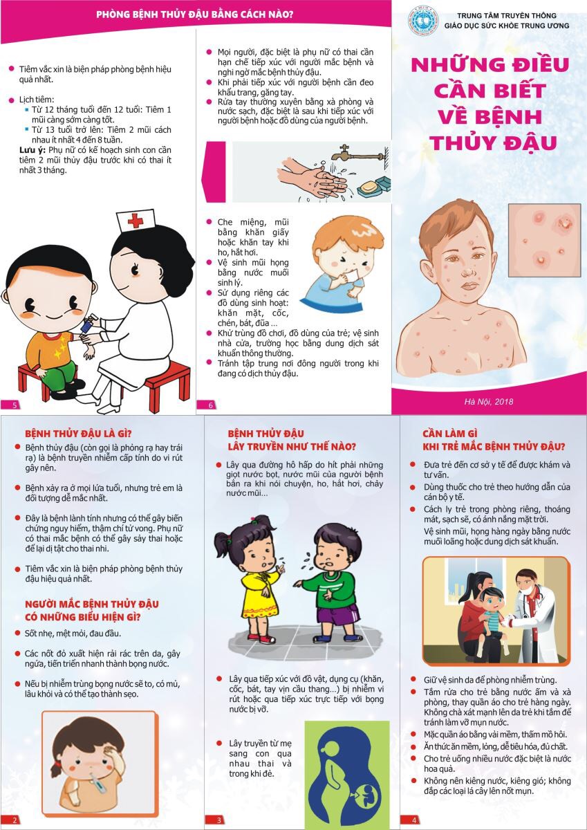 Bài tuyên truyền về cách phòng chống dịch bệnh thủy đậu.
